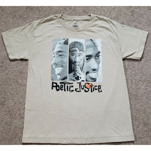 Philcos Poetic Justice Tupac Graphic T-shirt Size M/M - Picture 1 of 6
